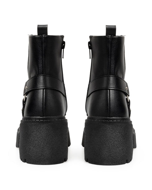 Bota Negra Tipo Combat Anillo 36302
